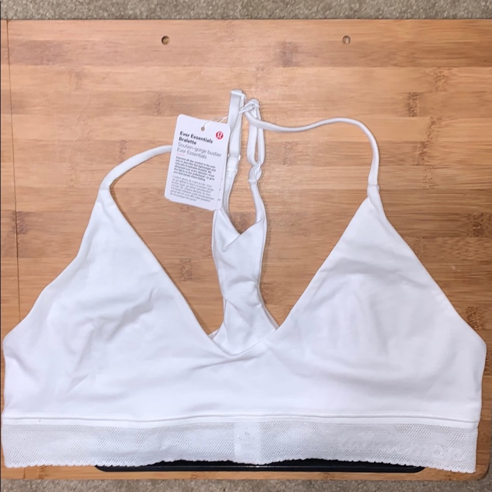 Ever Essentials Bralette L White